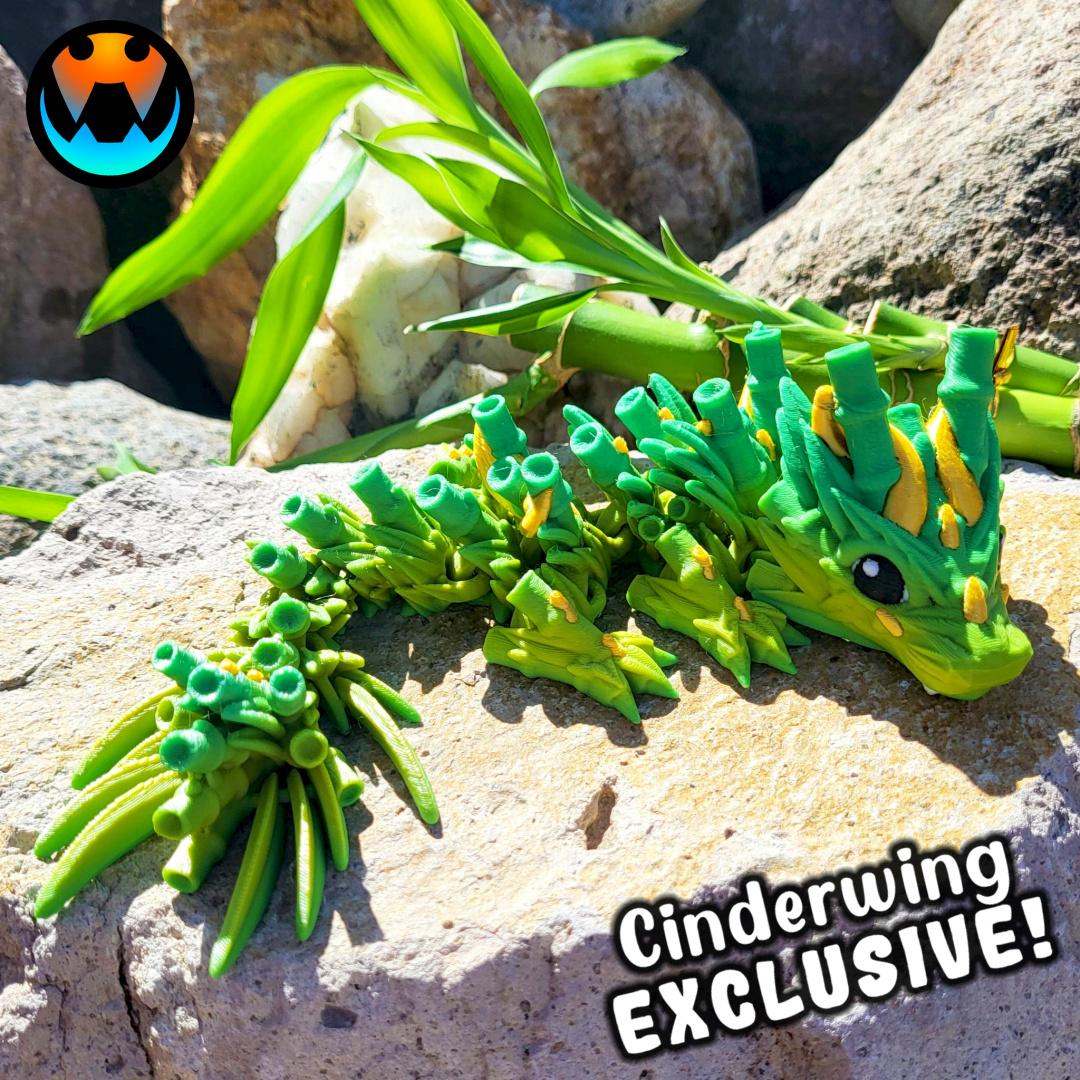 Baby Bamboo Dragon 3d model