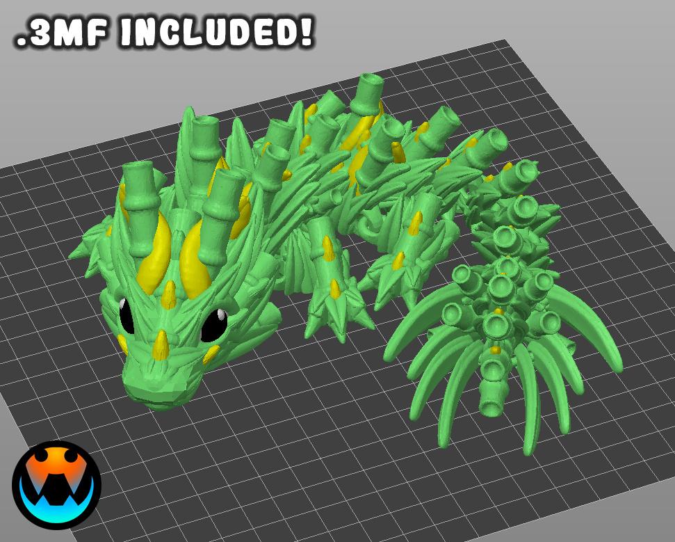 Baby Bamboo Dragon 3d model