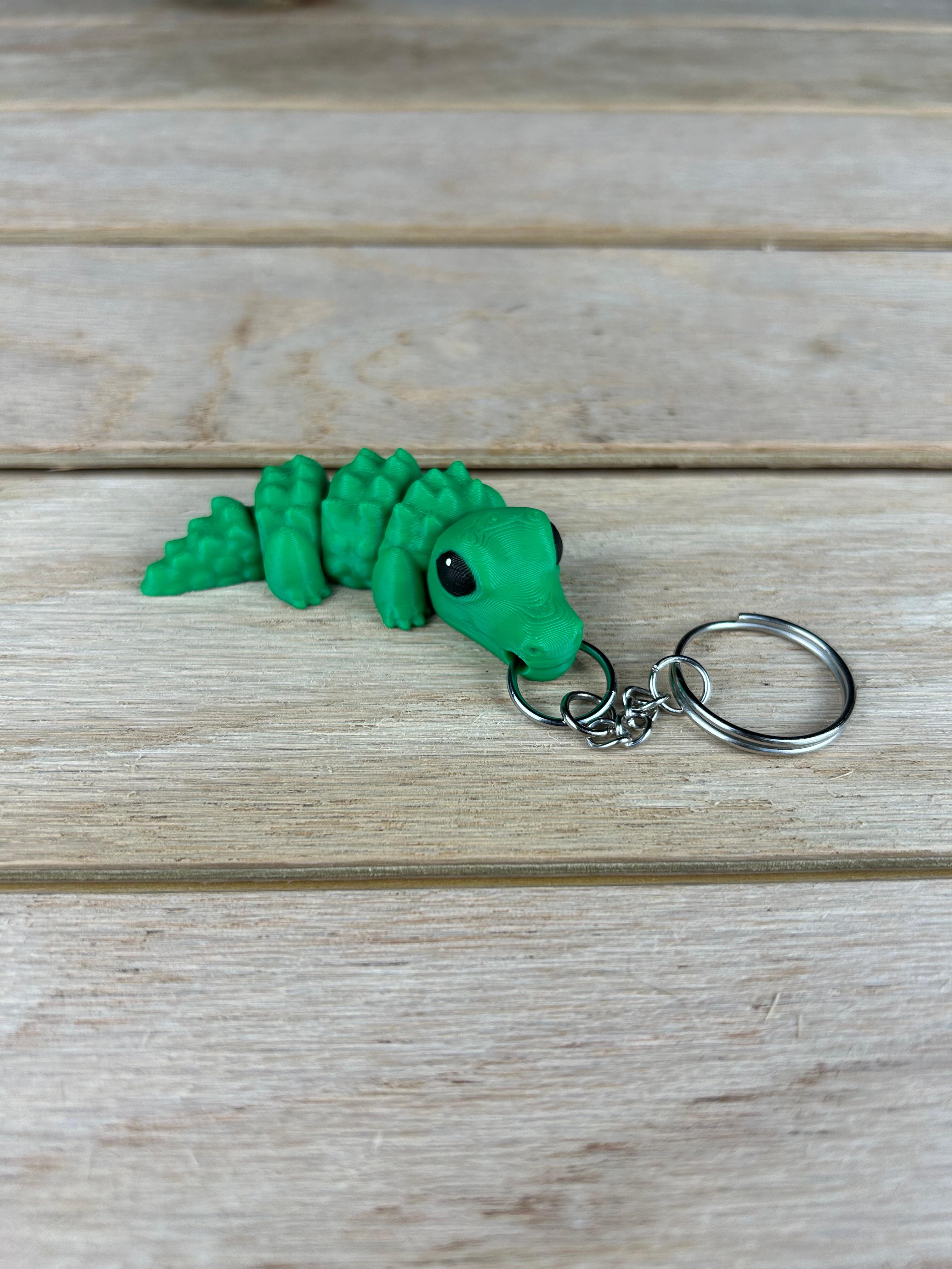 Gator Fidget Keychain 3d model