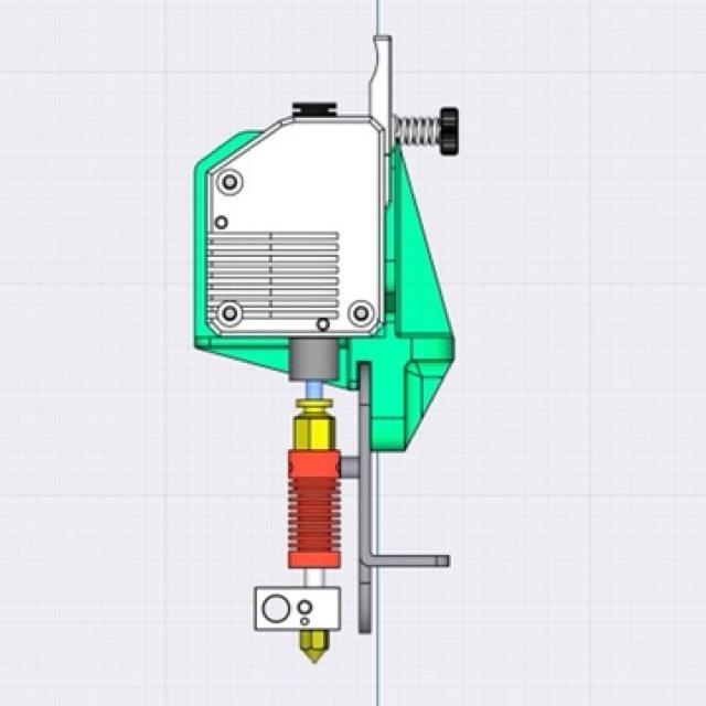 Ender3v2 BMG direct drive adapter (Drivinator Remix) 3d model