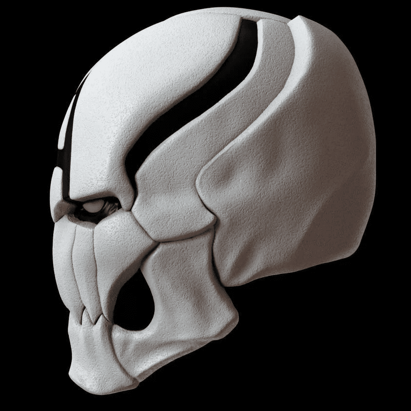 Poison Captain America Mask Helmet STL 3D FILE 3d model