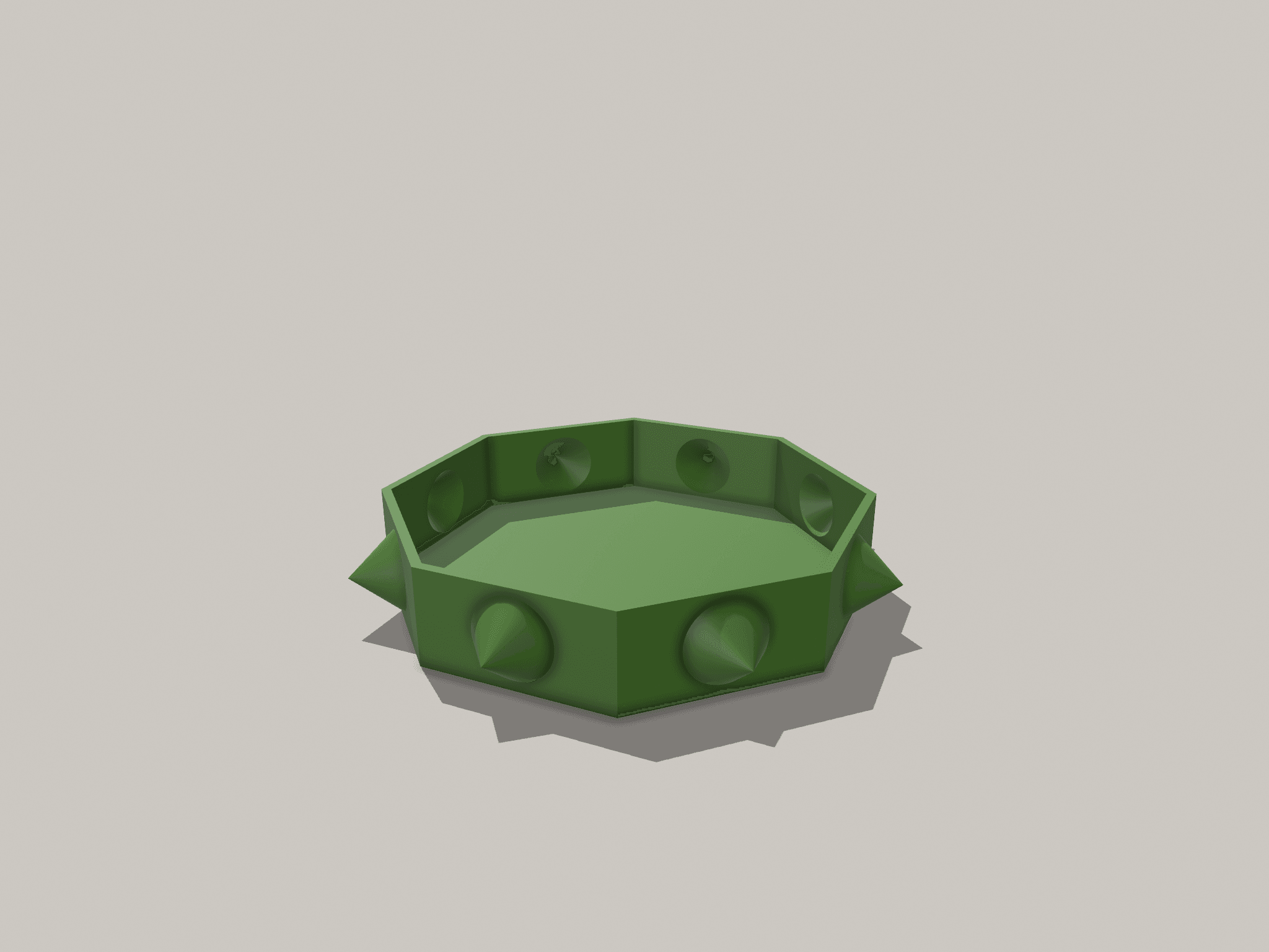 Spiky Tray 3d model