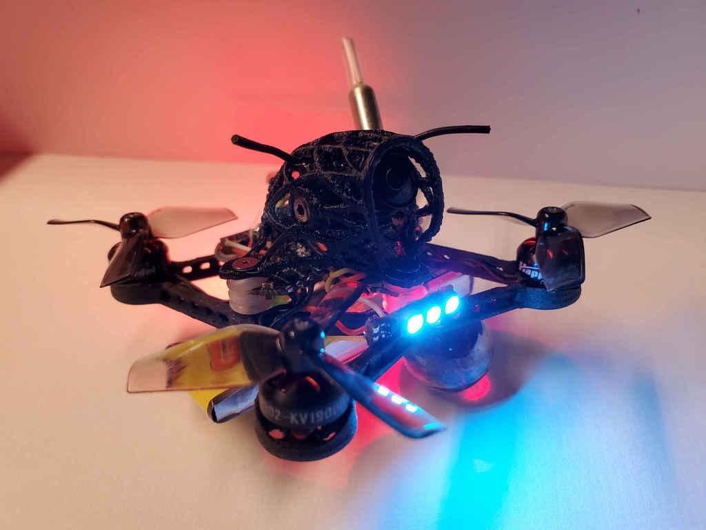 RapidEvolution 80 FPV Quad Frame/Whoop Swap 3d model