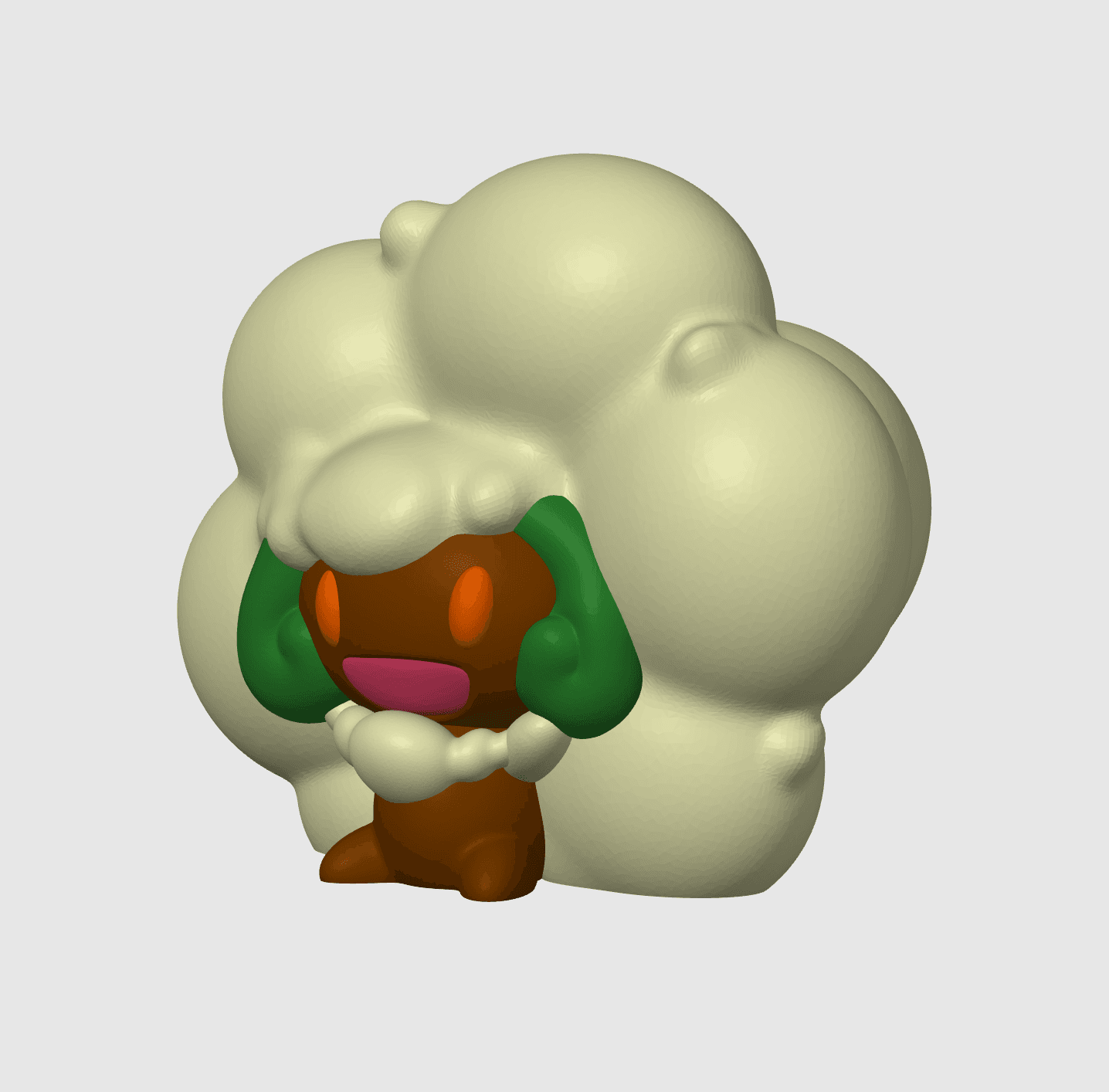 Whimsycott Pokemon (No support, 3mf included) 3d model