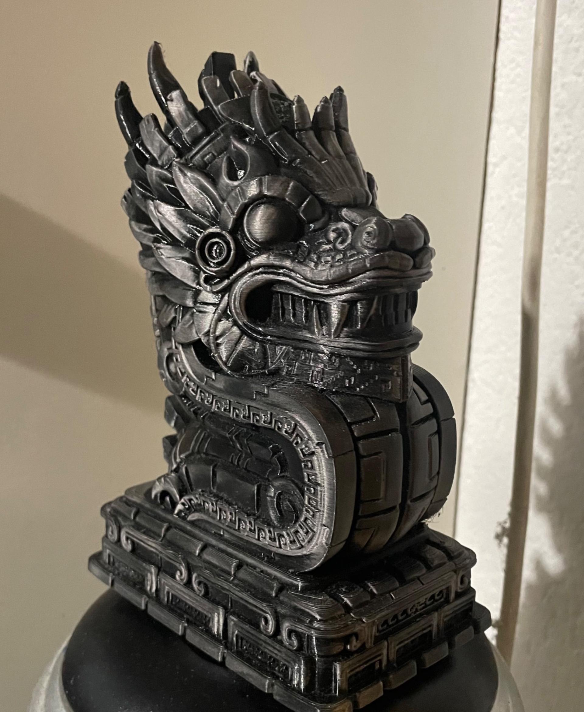 Aztec Dragon bust (Pre 3d model