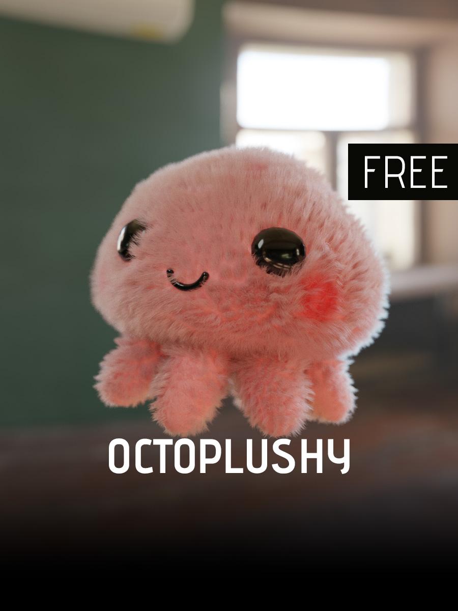 Cute Plushy 3d model