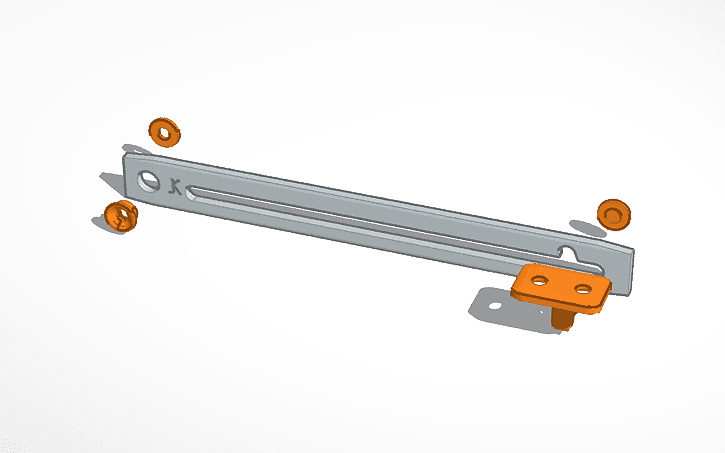 Horizontal furniture door holder ++BETA++ 3d model