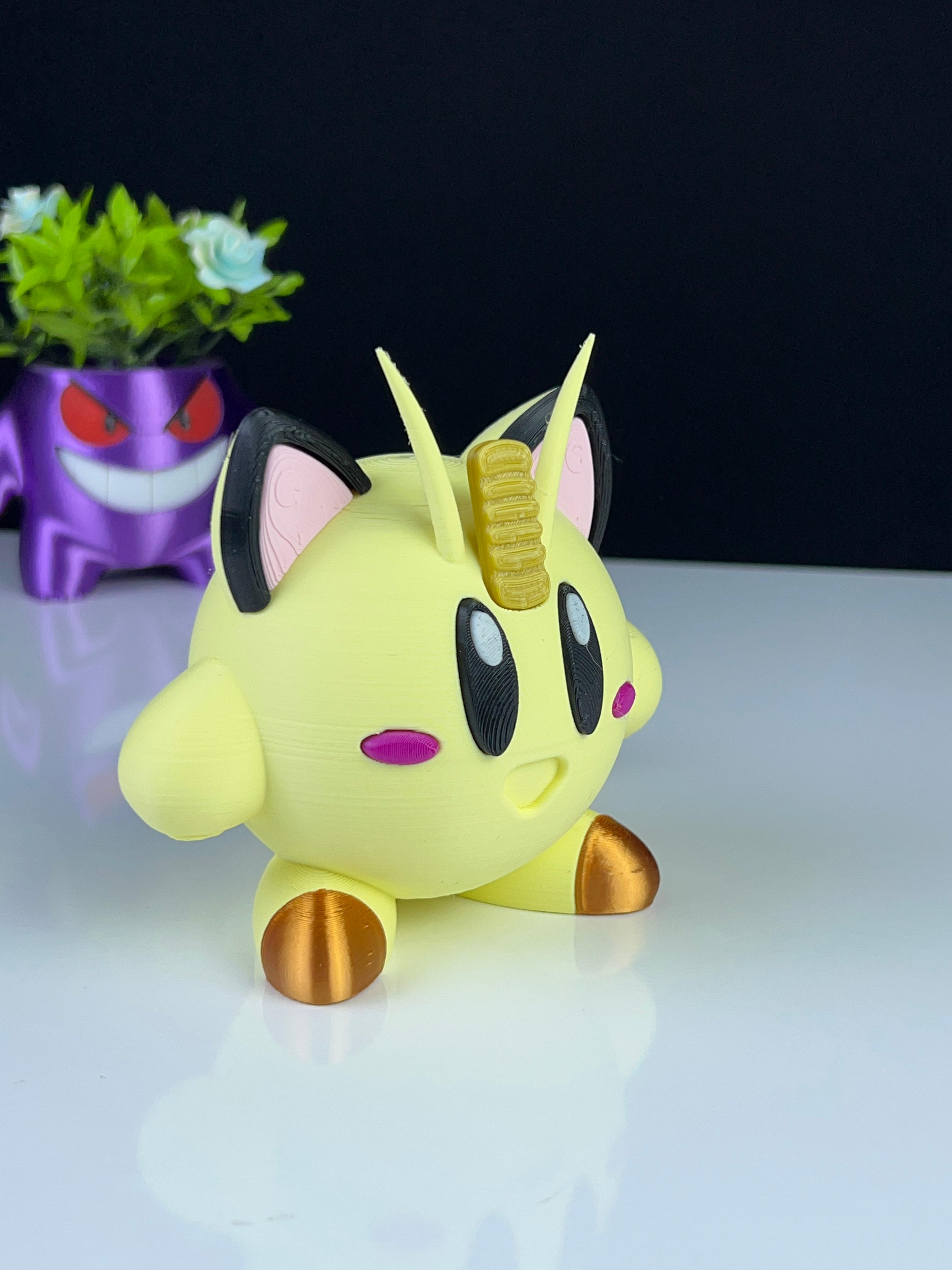 Meowth Kirby - Multipart 3d model