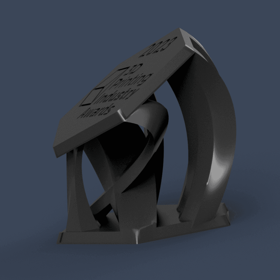 3DPI Trophy Submission - Tilted Hexagon 3d model