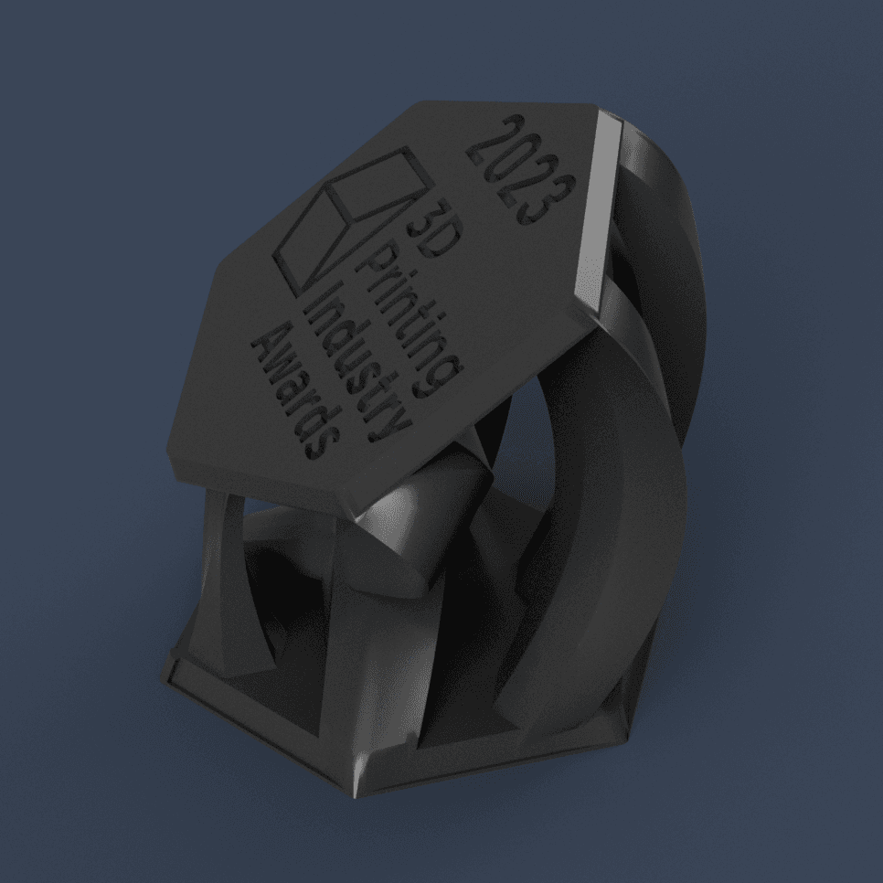 3DPI Trophy Submission - Tilted Hexagon 3d model