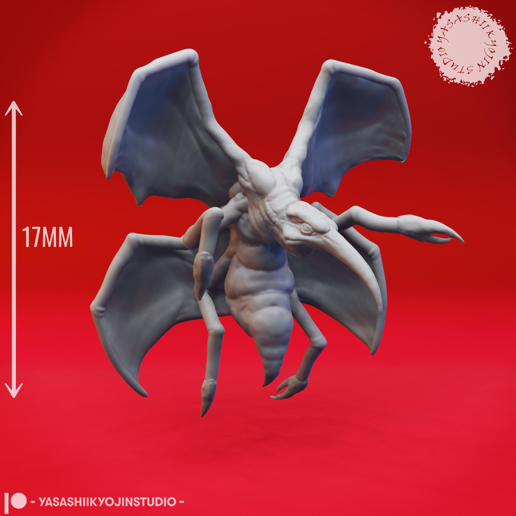 Stirge Swarm - Tabletop Miniature (Pre-Supported)  3d model