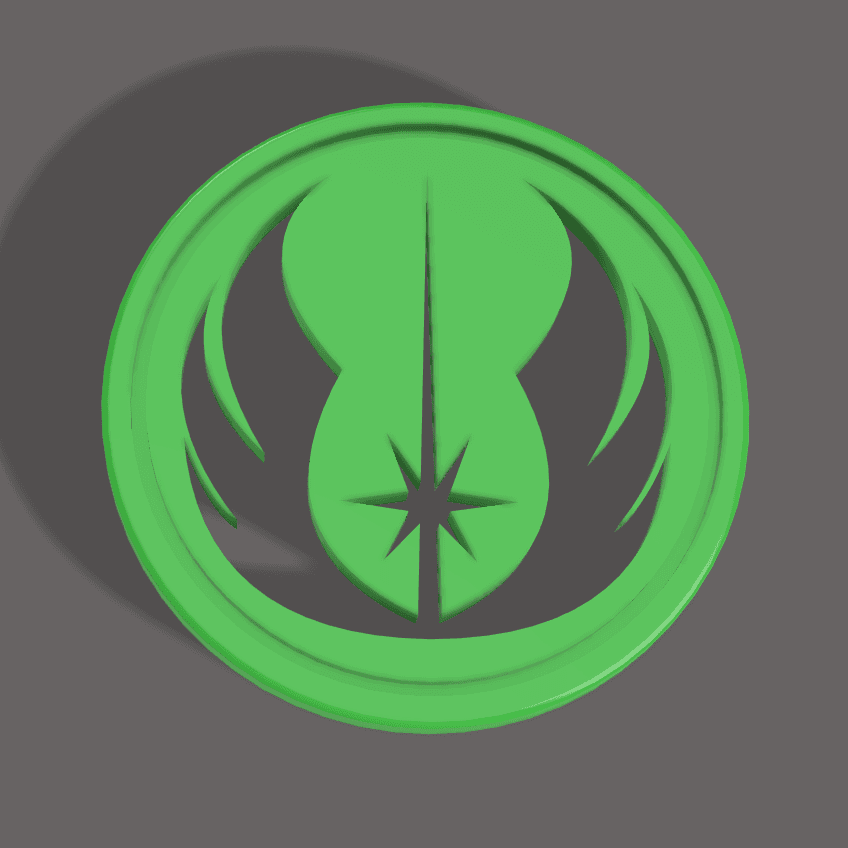 Jedi Order Coin 3d model