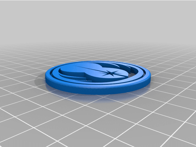 Jedi Order Coin 3d model