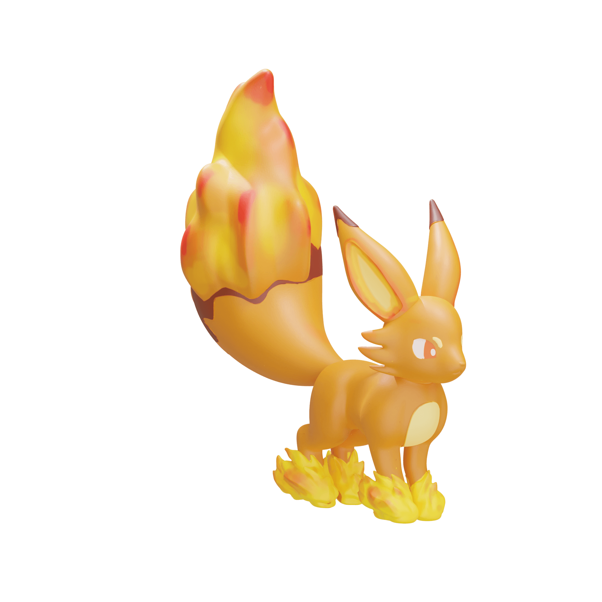 Fox Sparks Pal World 3d model