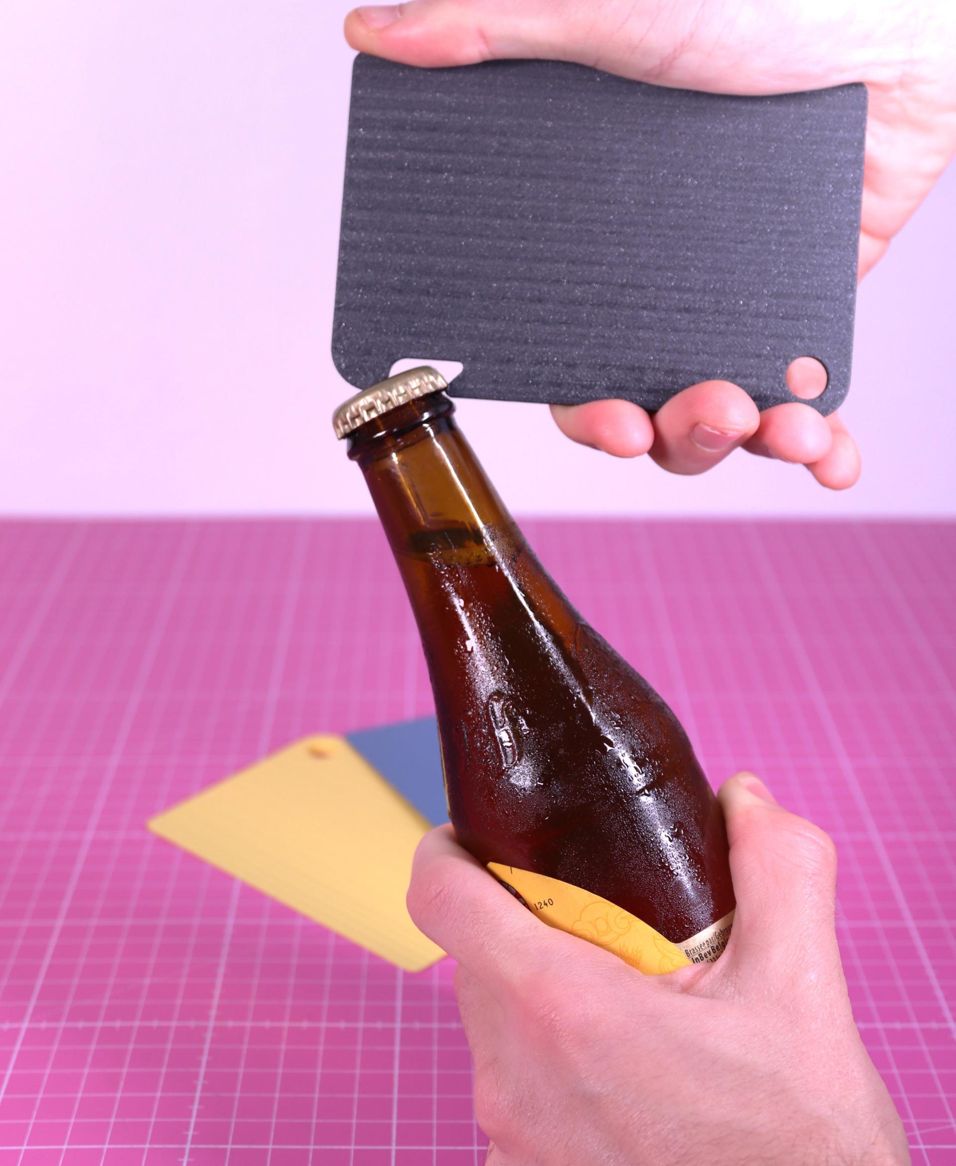 Squeegee with bottle opener  3d model