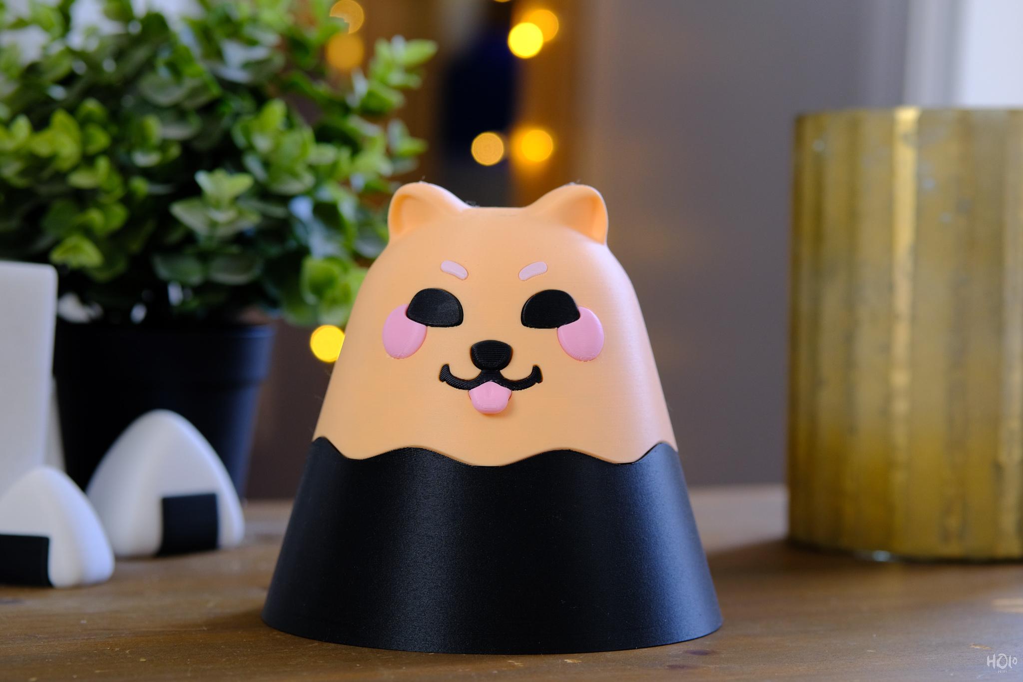 Kawaii Dog Loot Box - Print-in-Place - Holoprops 3d model