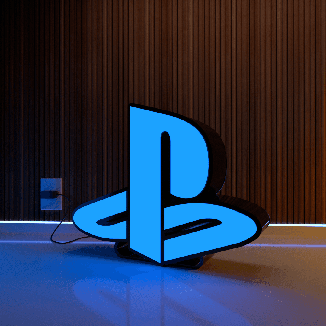 PLAYSTATION - LAMP LED 3d model