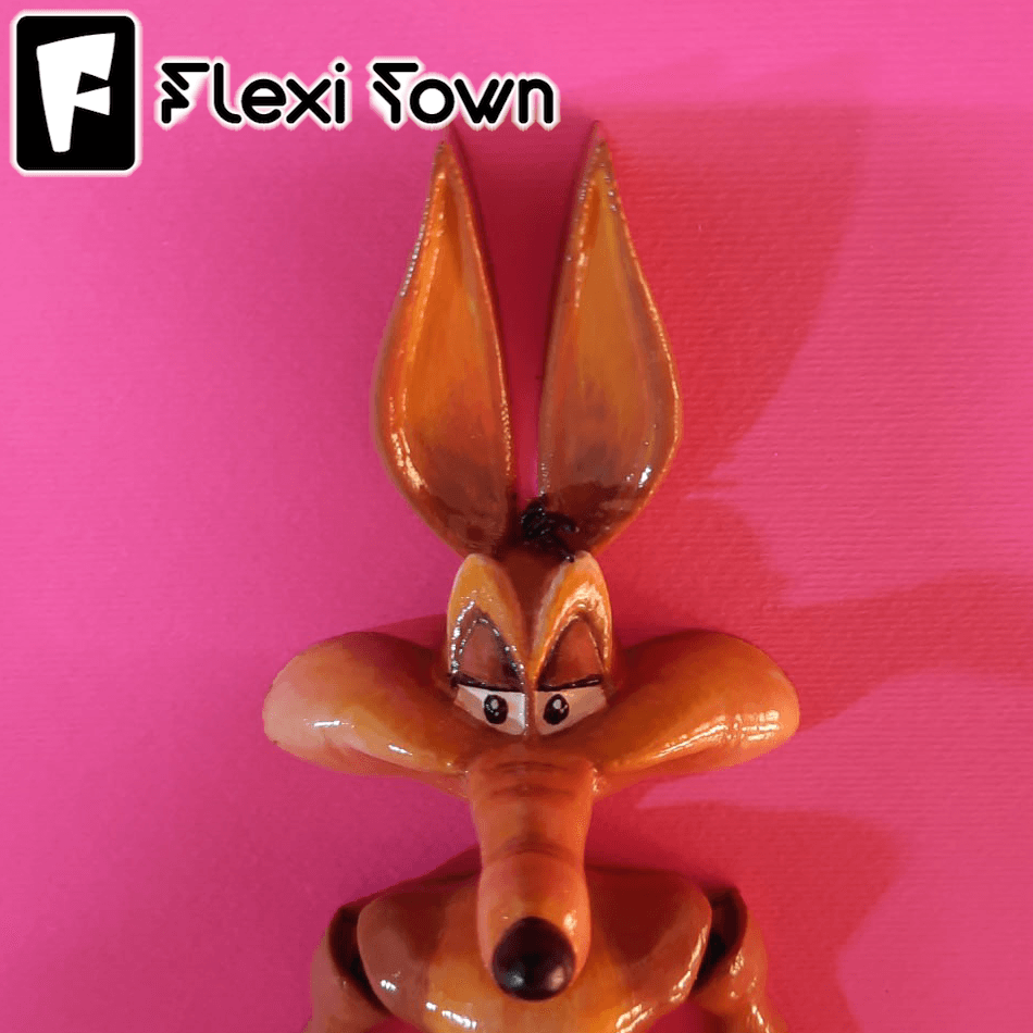 Flexi Print-in-Place Wile E. Coyote 3d model