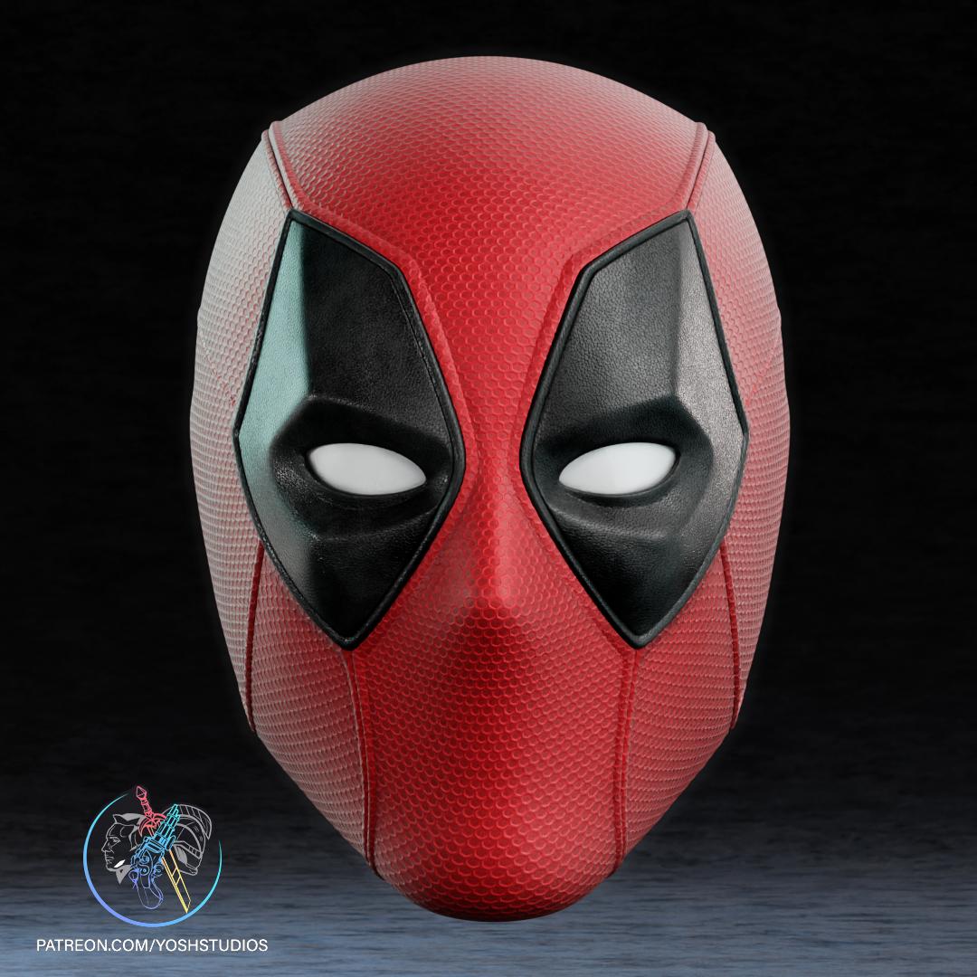 Deadpool 3 Mask 3D Printer File STL 3d model