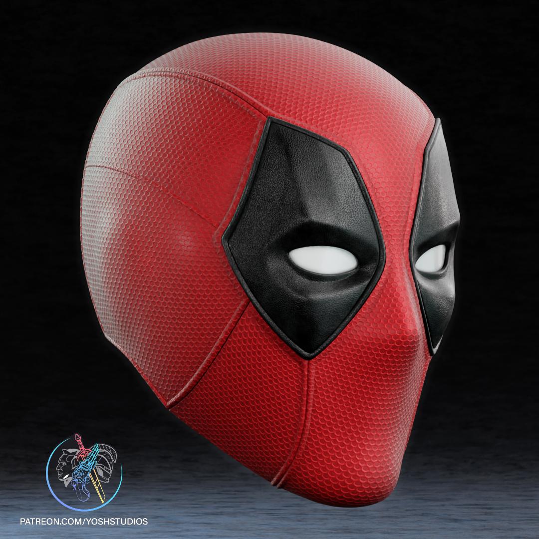 Deadpool 3 Mask 3D Printer File STL 3d model