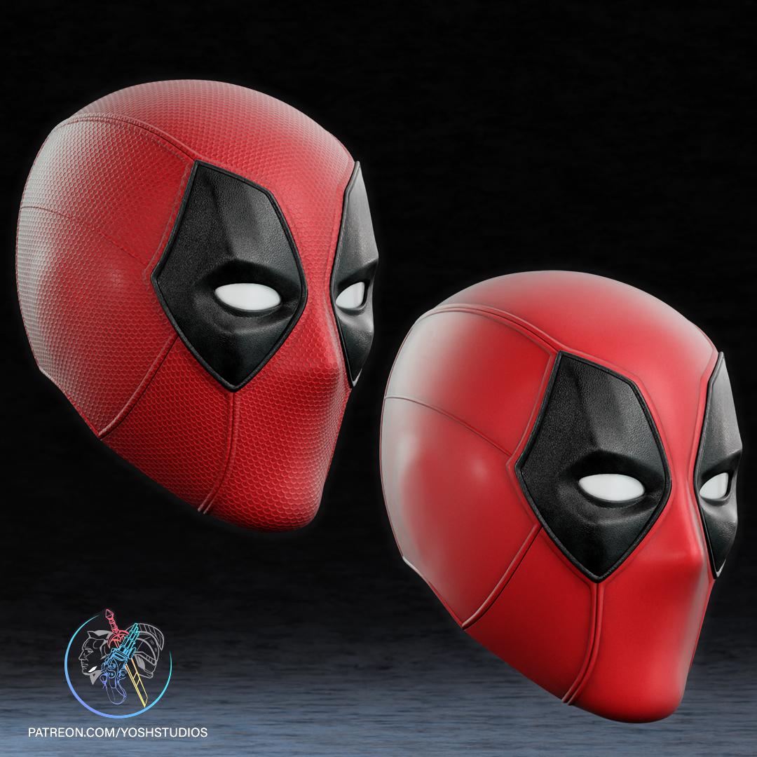 Deadpool 3 Mask 3D Printer File STL 3d model