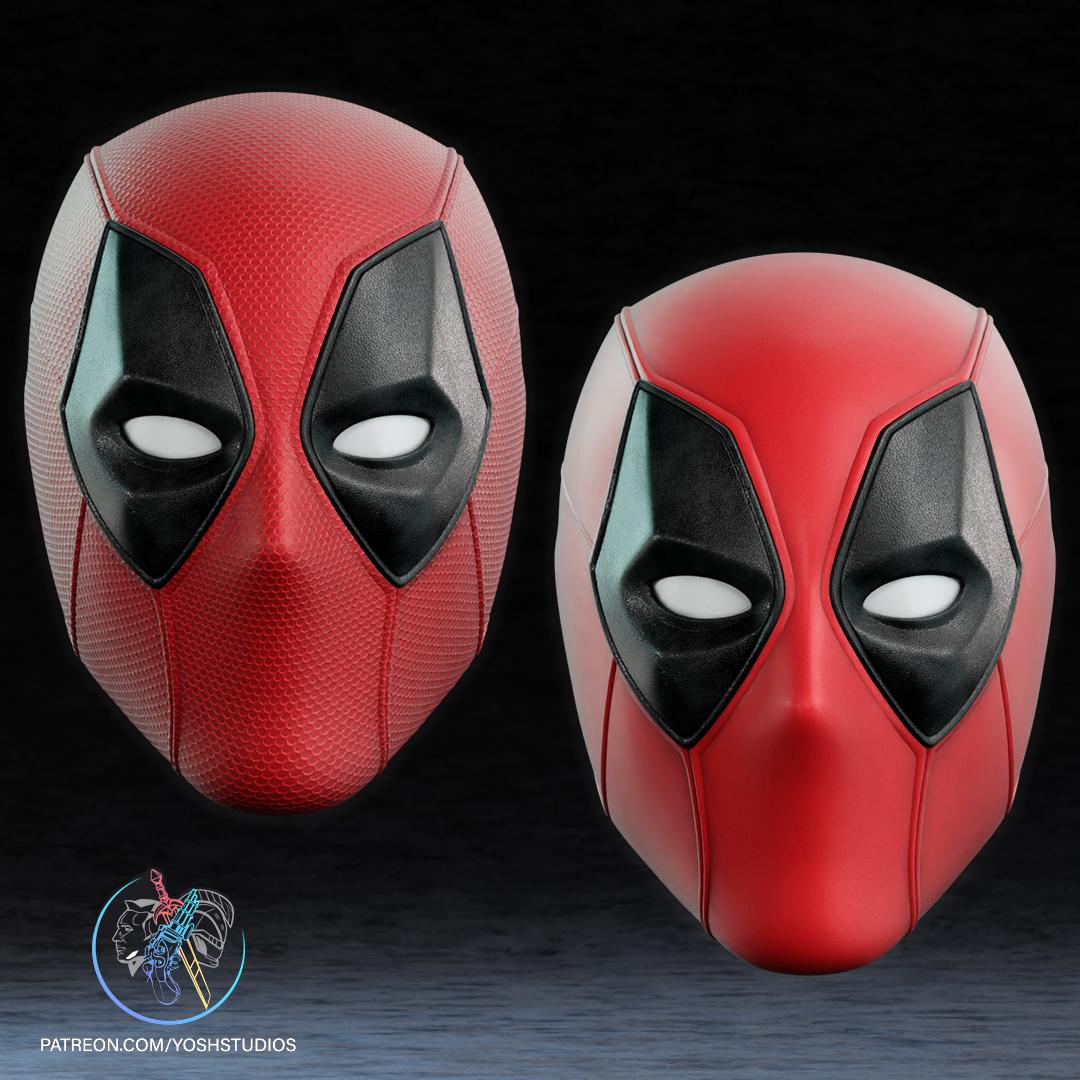 Deadpool 3 Mask 3D Printer File STL 3d model