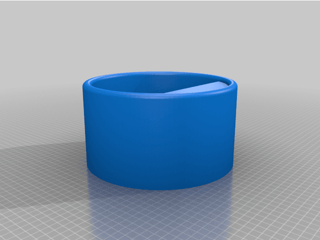 Cylinder shaped shelf w/ piggy bank  3d model