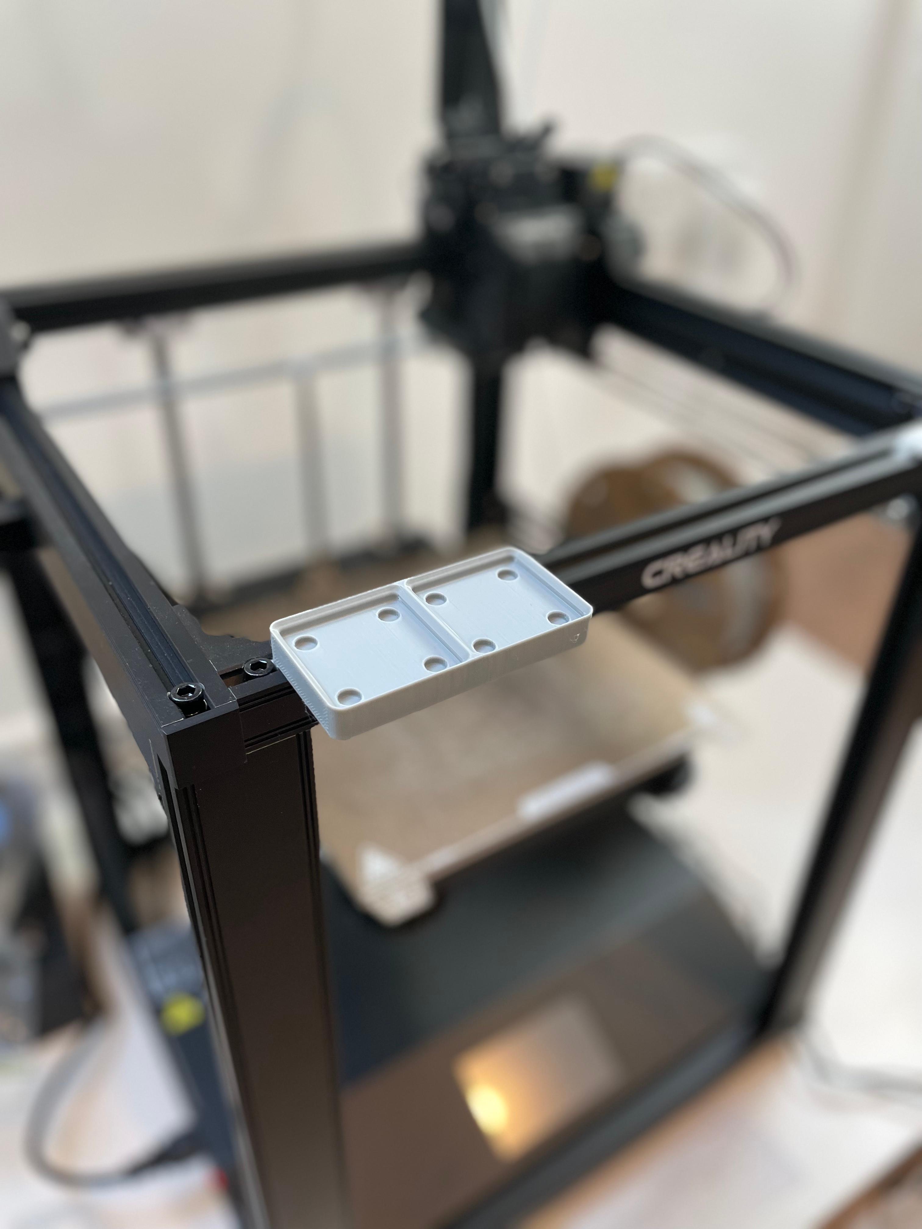 Gridfinity 2x1 Baseplate Ender 5 Crossbar 20x20 Shelf.stl 3d model