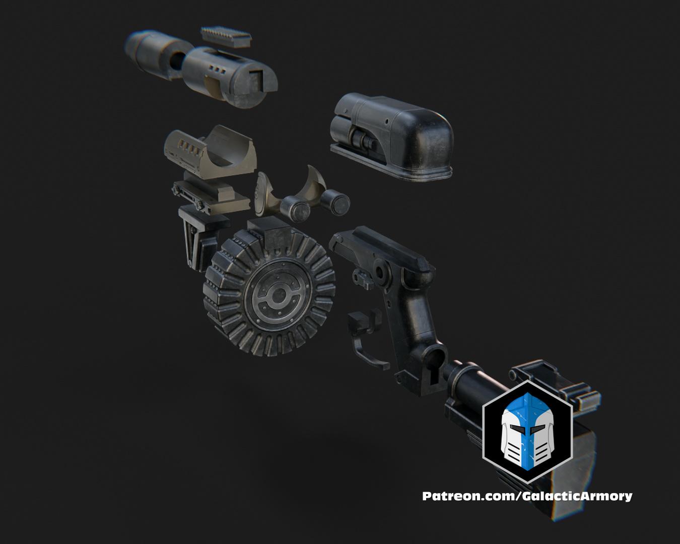 Pyke Syndicate Blaster - 3D Print Files 3d model