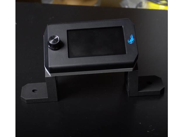 Ender 3 S1 & Ender 3 V2 Stock LCD Screen Mount (Customizable) 3d model