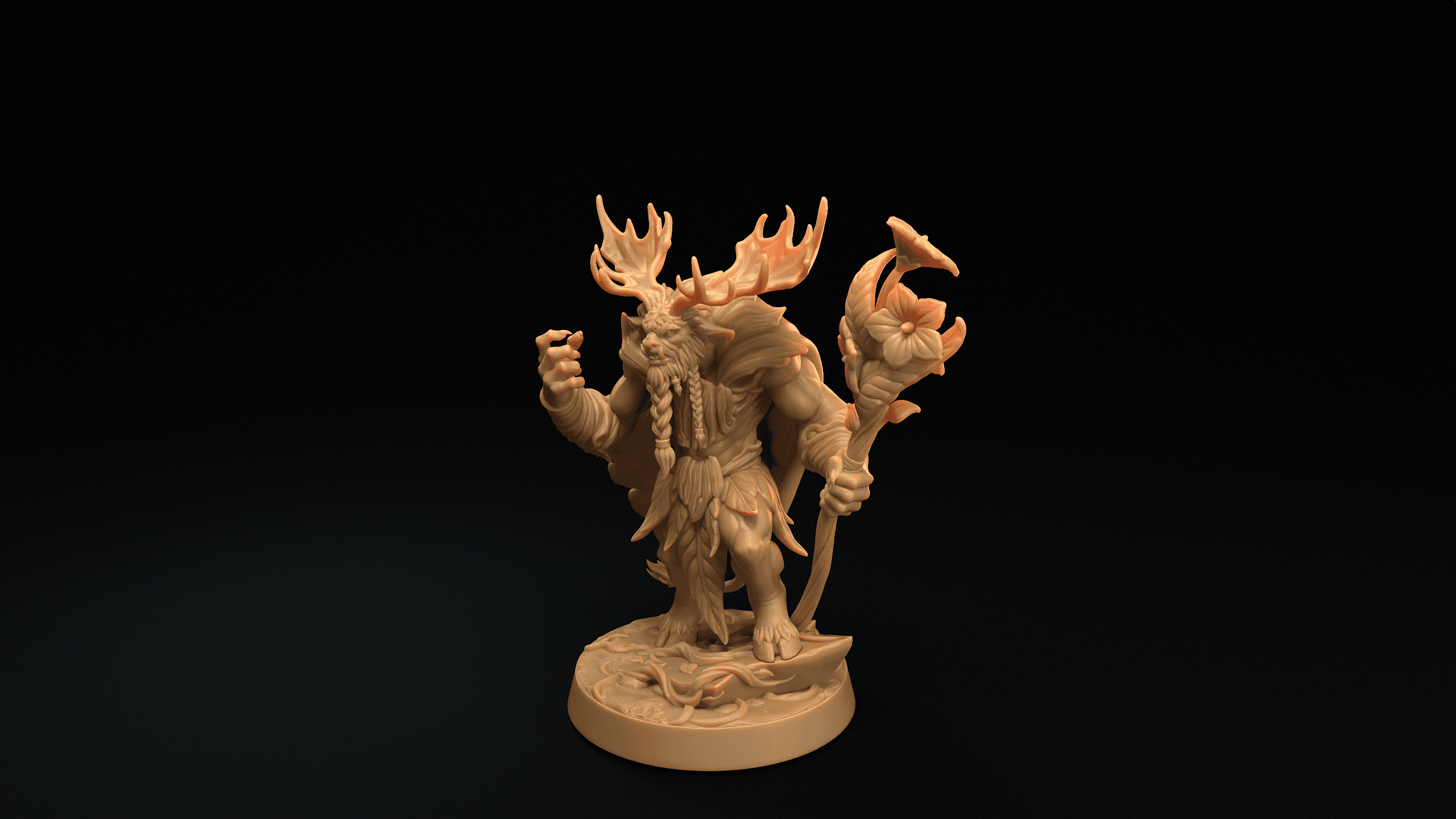 Forestfolk Druid 3d model