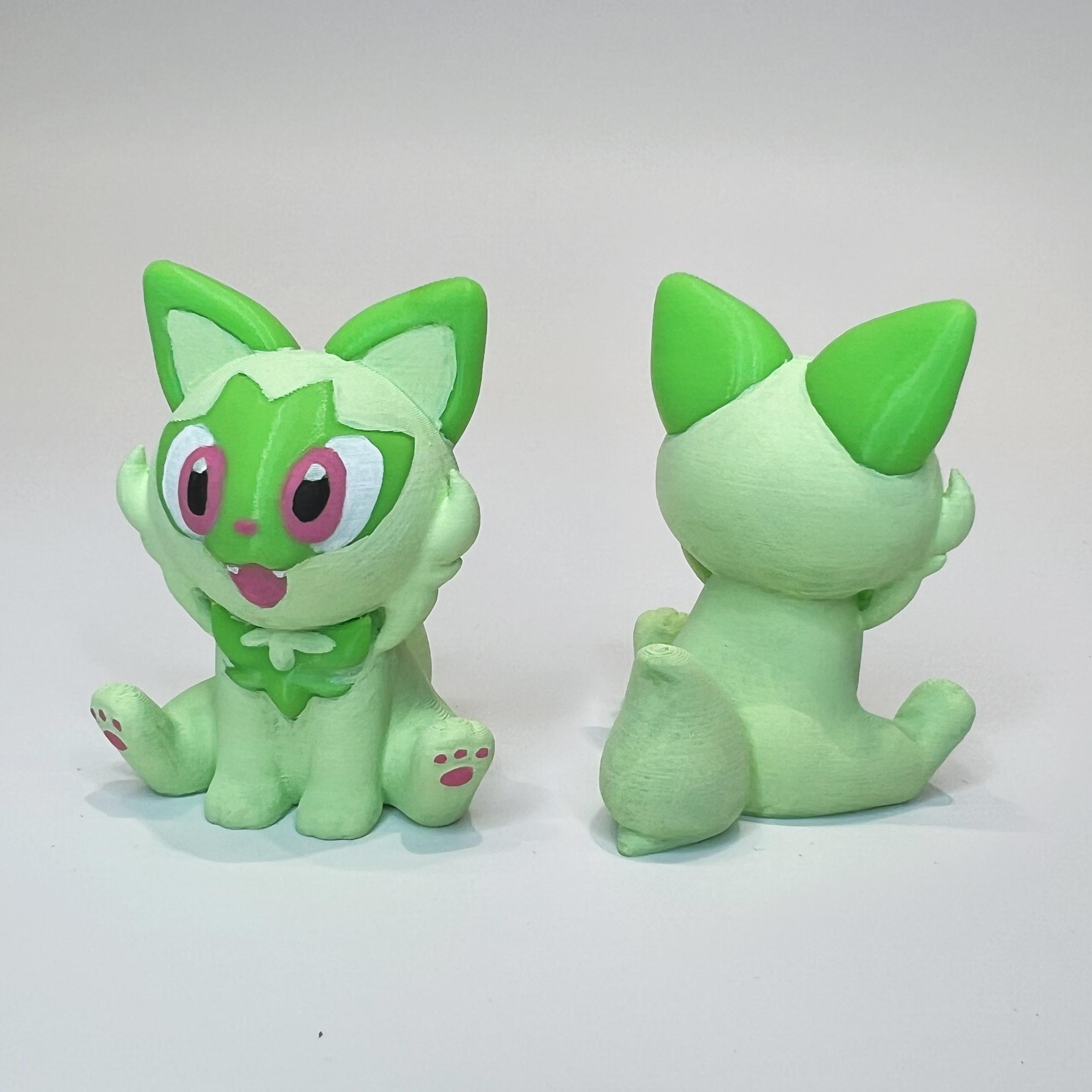 Chibi Fuecoco Sprigatito Quaxly 3d model