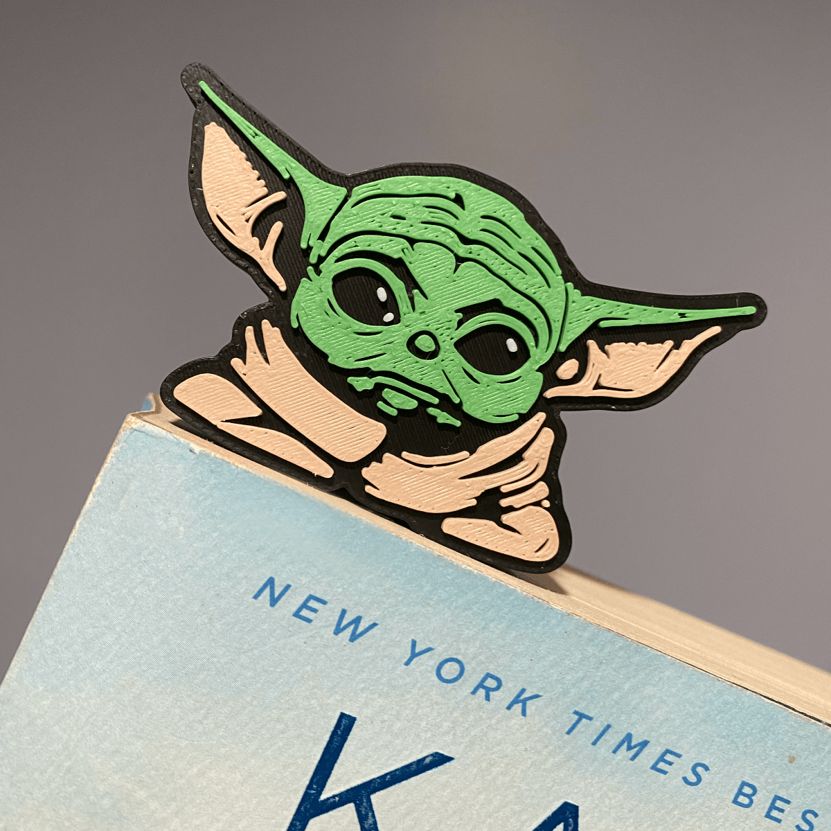 Baby Yoda 3D Bookmark 3d model