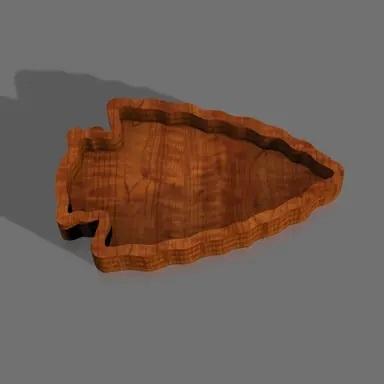 Arrowhead Coin Dump Tray 3d model