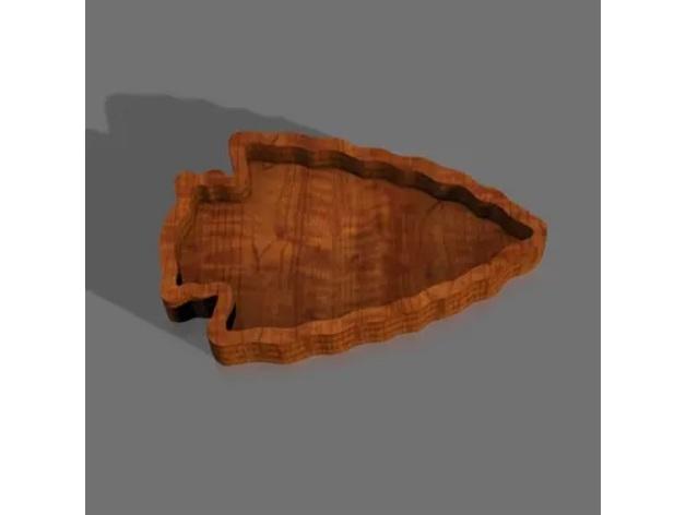 Arrowhead Coin Dump Tray 3d model