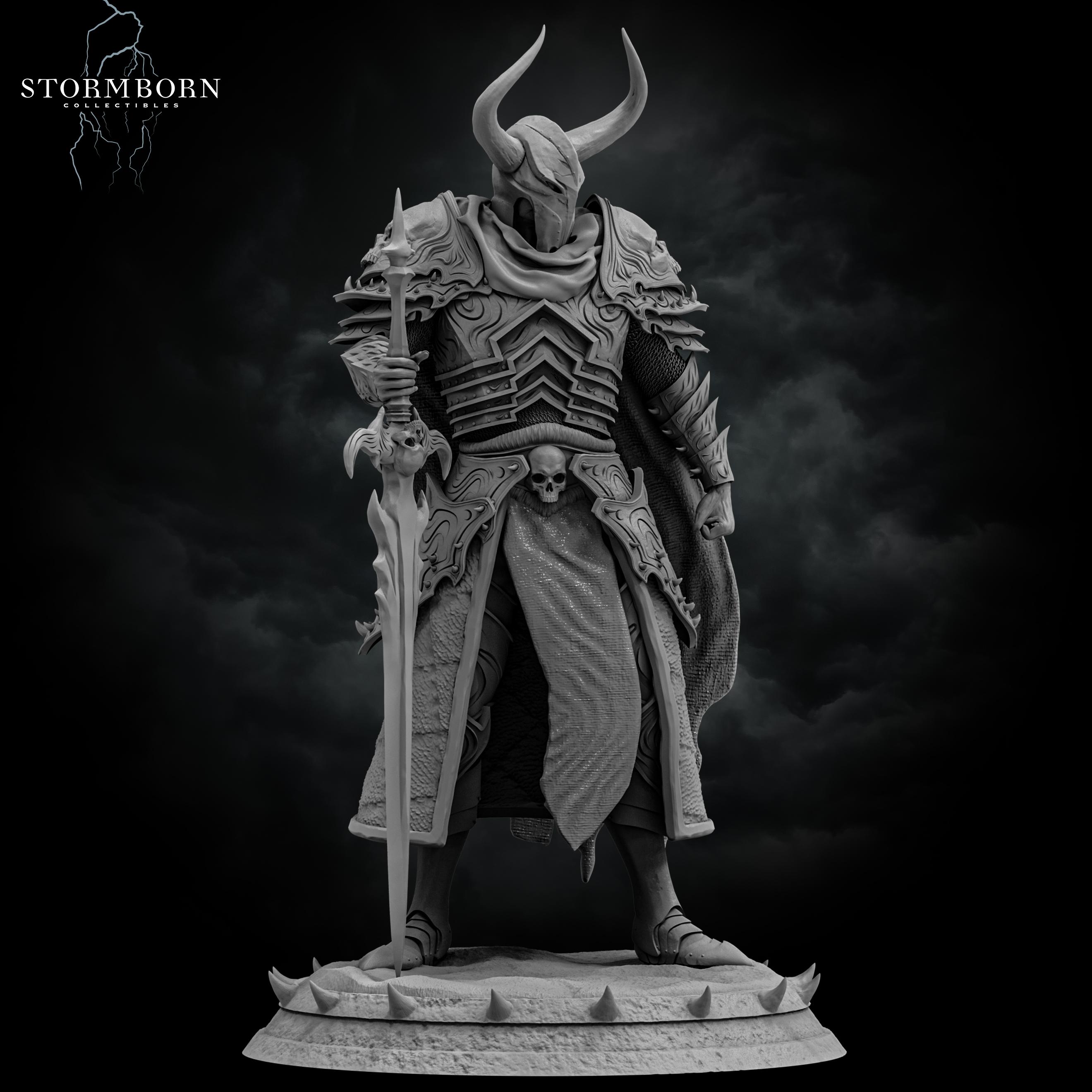 (32mm) Death Knight Marius 3d model