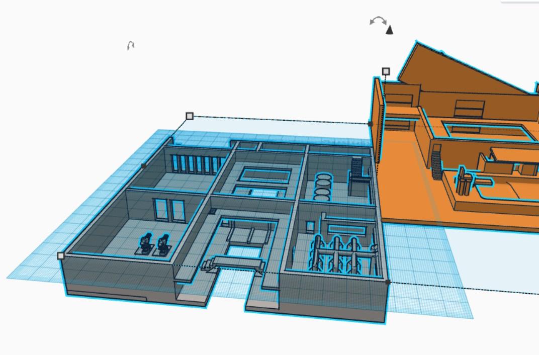 Submarine Base 3d model