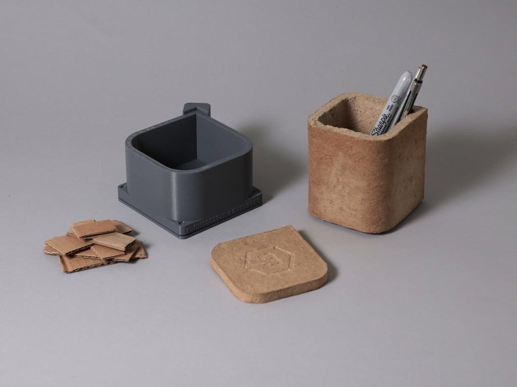 Pulp It! - Recycled Cardboard Molds 3d model