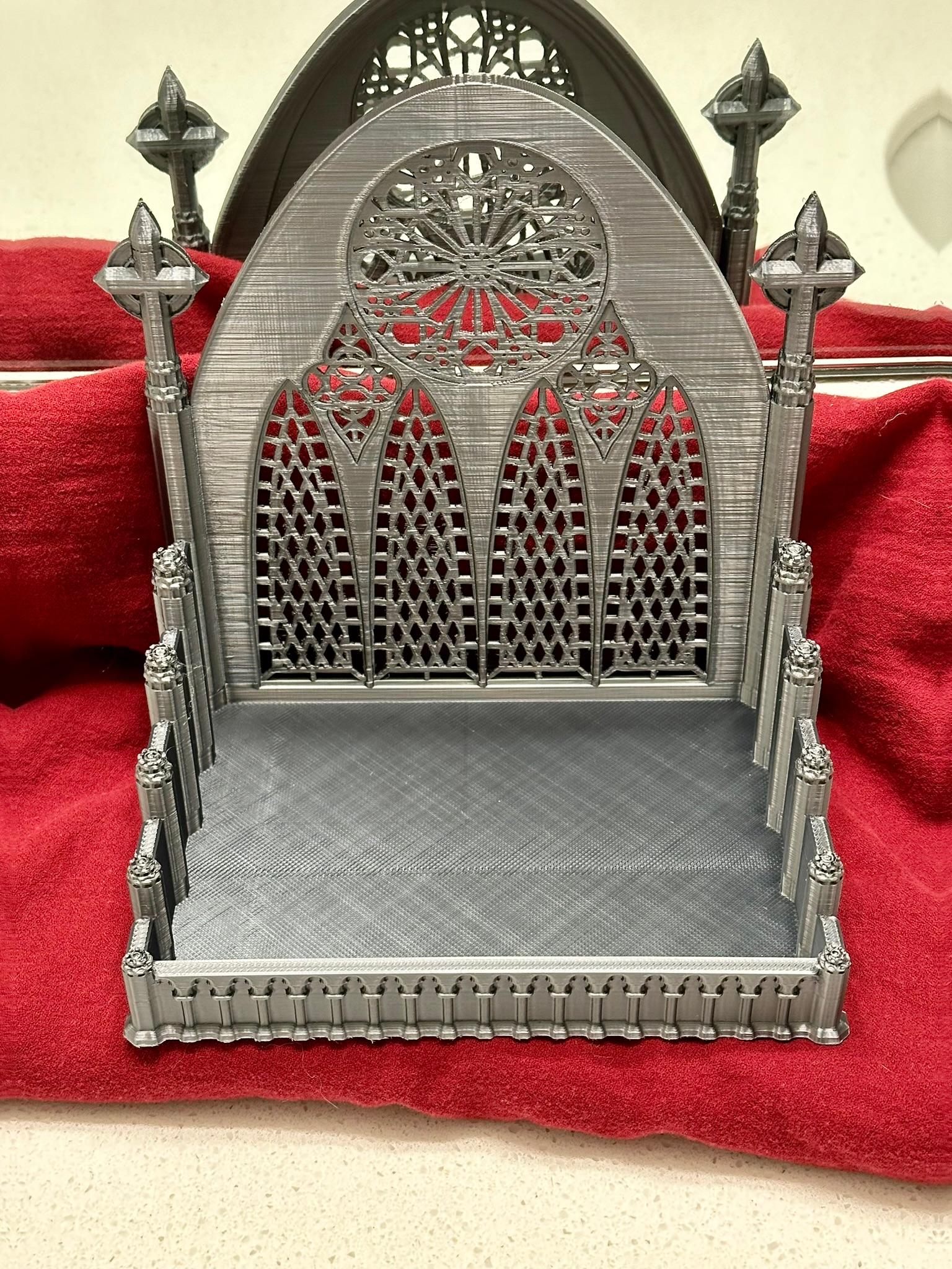 Gothic Cathedral Trinket Tray 3d model