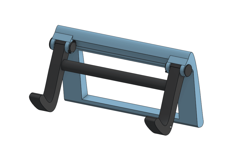 Phone stand with tilt adjustment 3d model