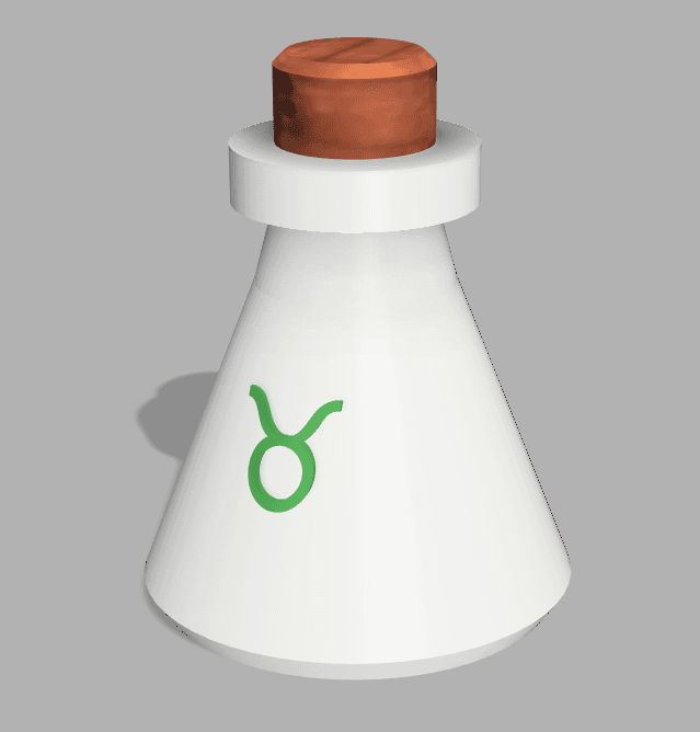 Stash Potion + Keychain (Taurus) 3d model