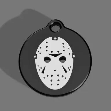 Jason Friday the 13th Keychain 3d model