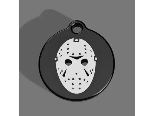 Jason Friday the 13th Keychain 3d model