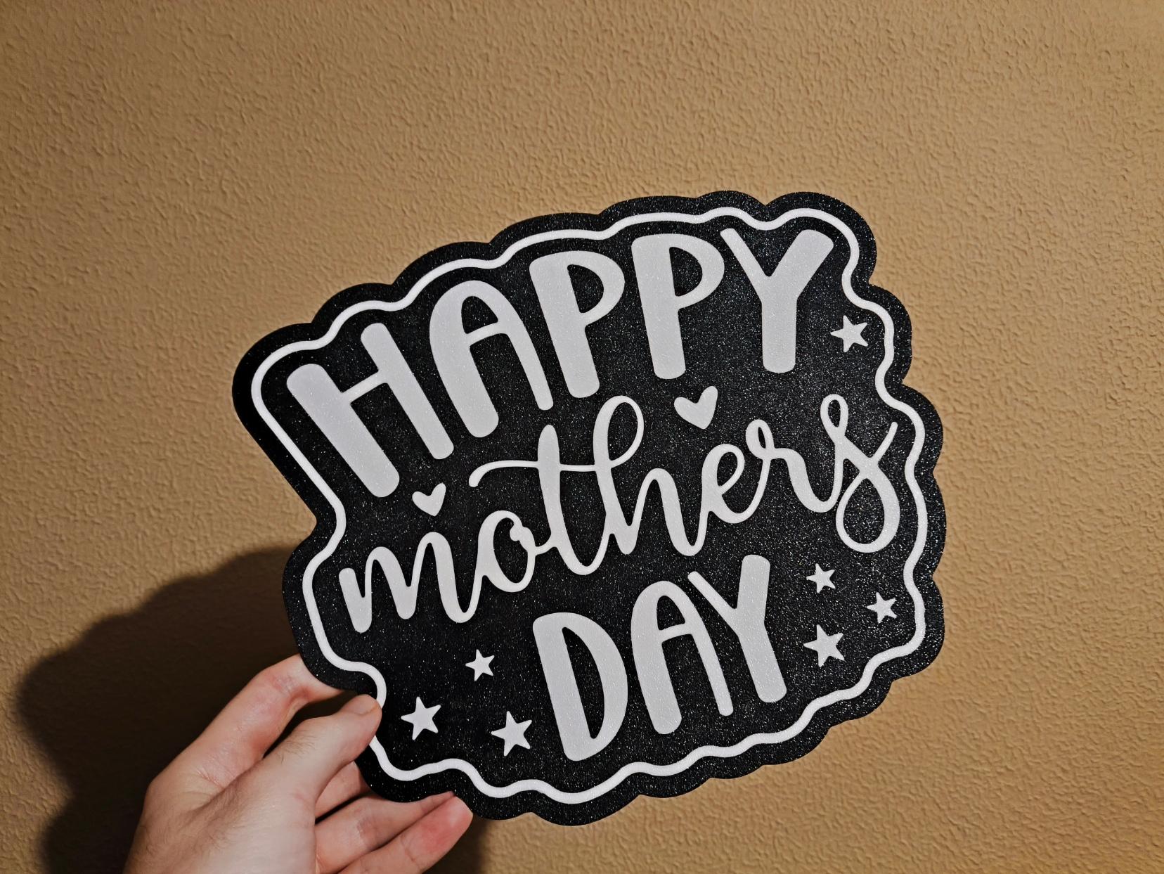 Happy Mother's Day Lightbox LED Lamp 3d model