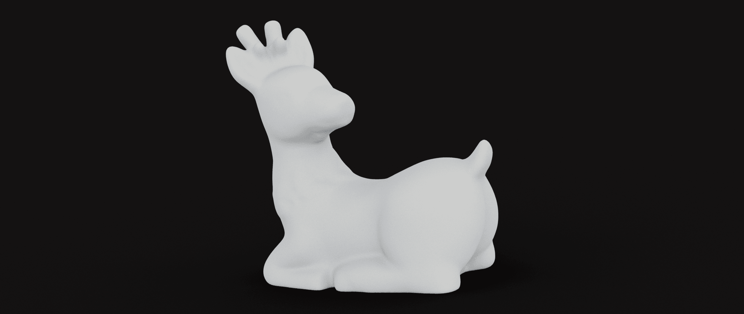 Tealight Deer  3d model