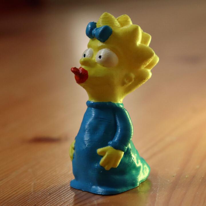 Maggie Simpson 3d model