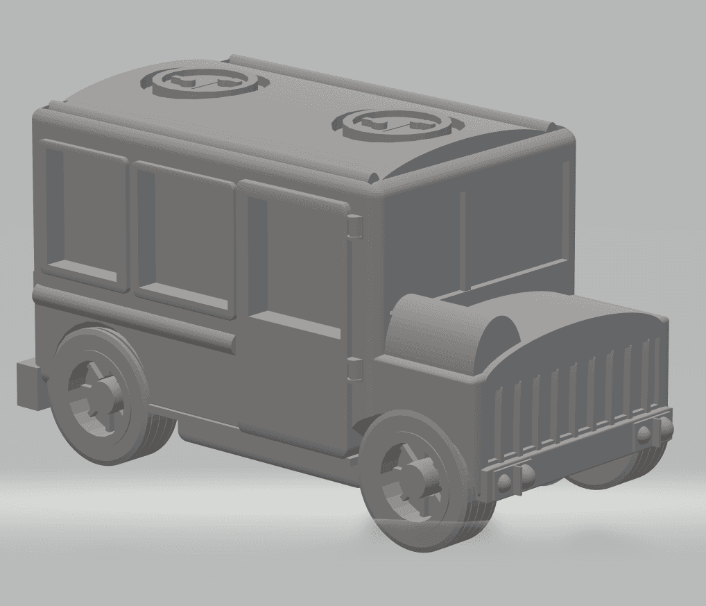 FHW: Stellar Coalition Corps Troop Carrier bus 3d model