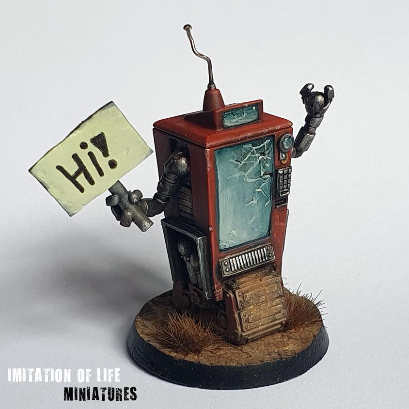 Vending Machine Robot Miniature 3d model