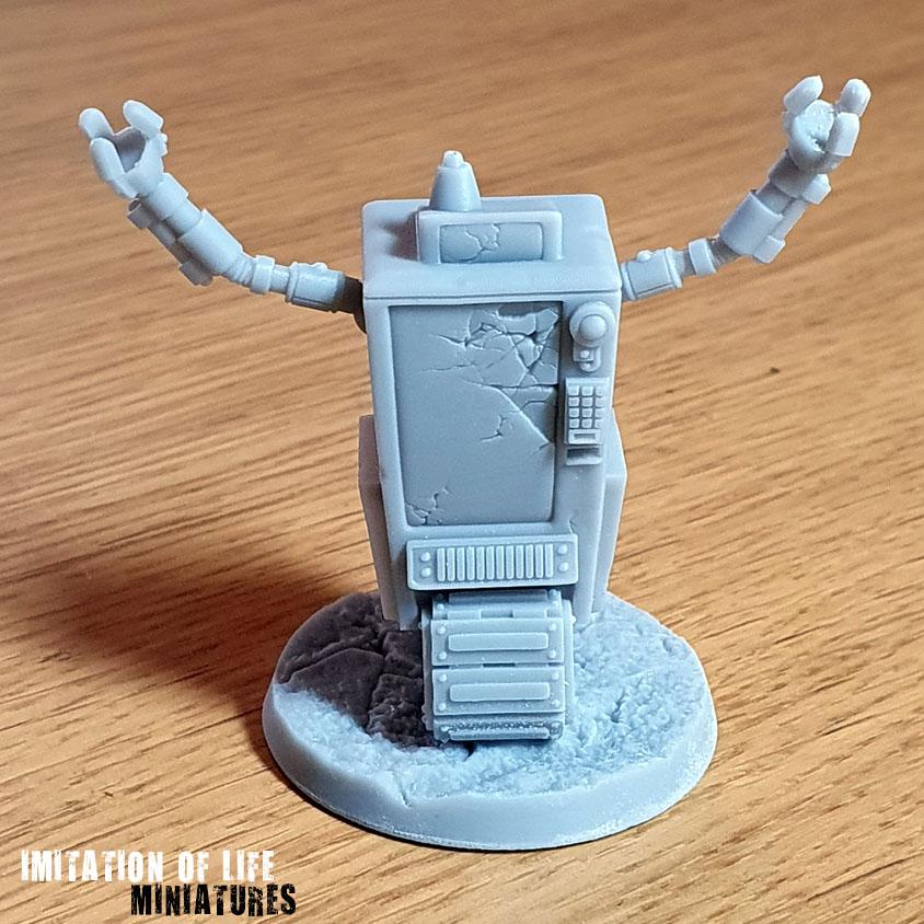 Vending Machine Robot Miniature 3d model