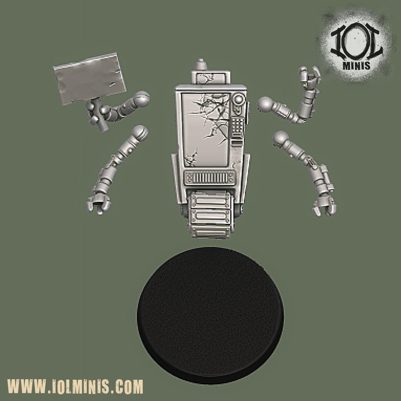 Vending Machine Robot Miniature 3d model